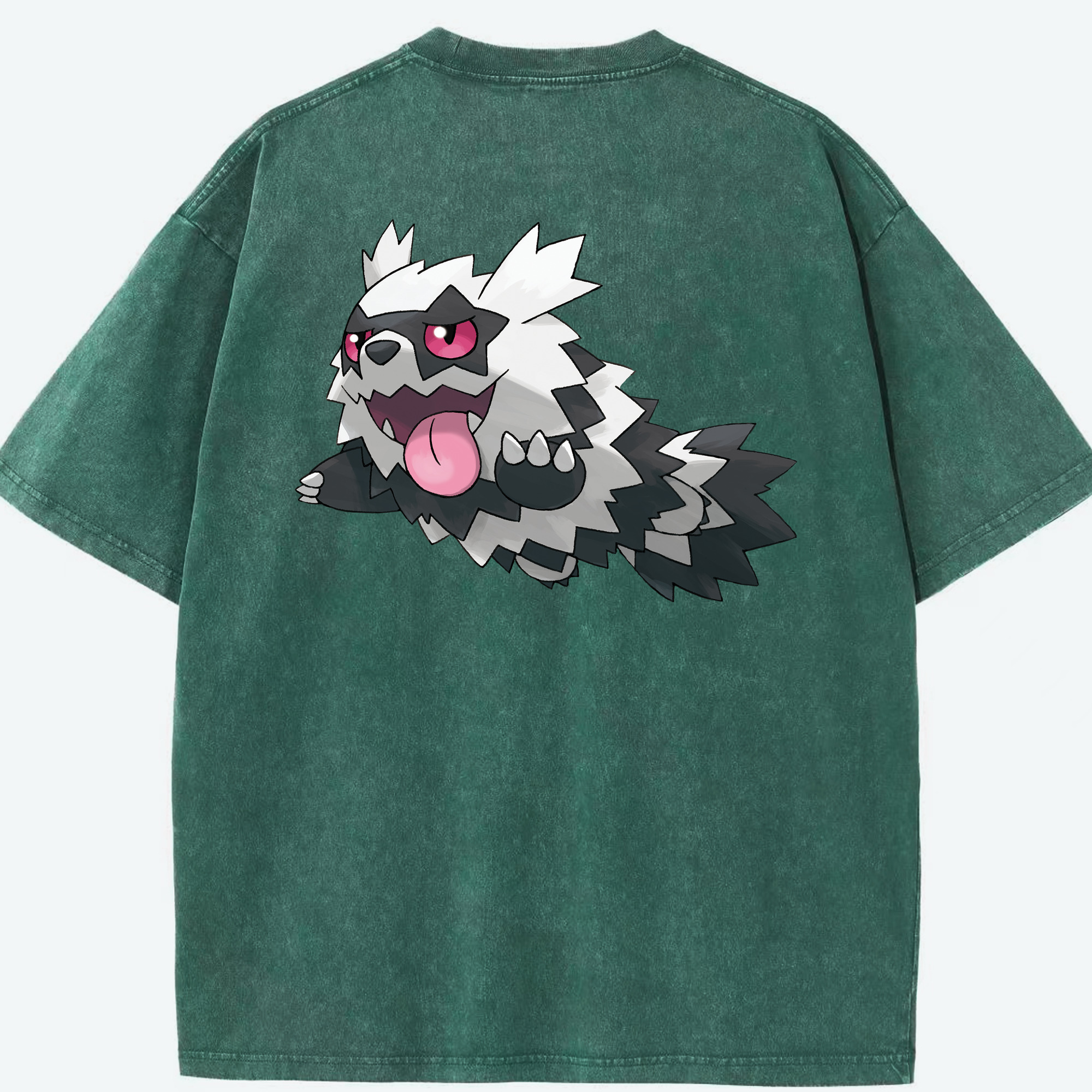 （画像用） ポケットモンスター Pokémon 綿100% ヴィンテージ風 半袖Tシャツ（背面プリント）